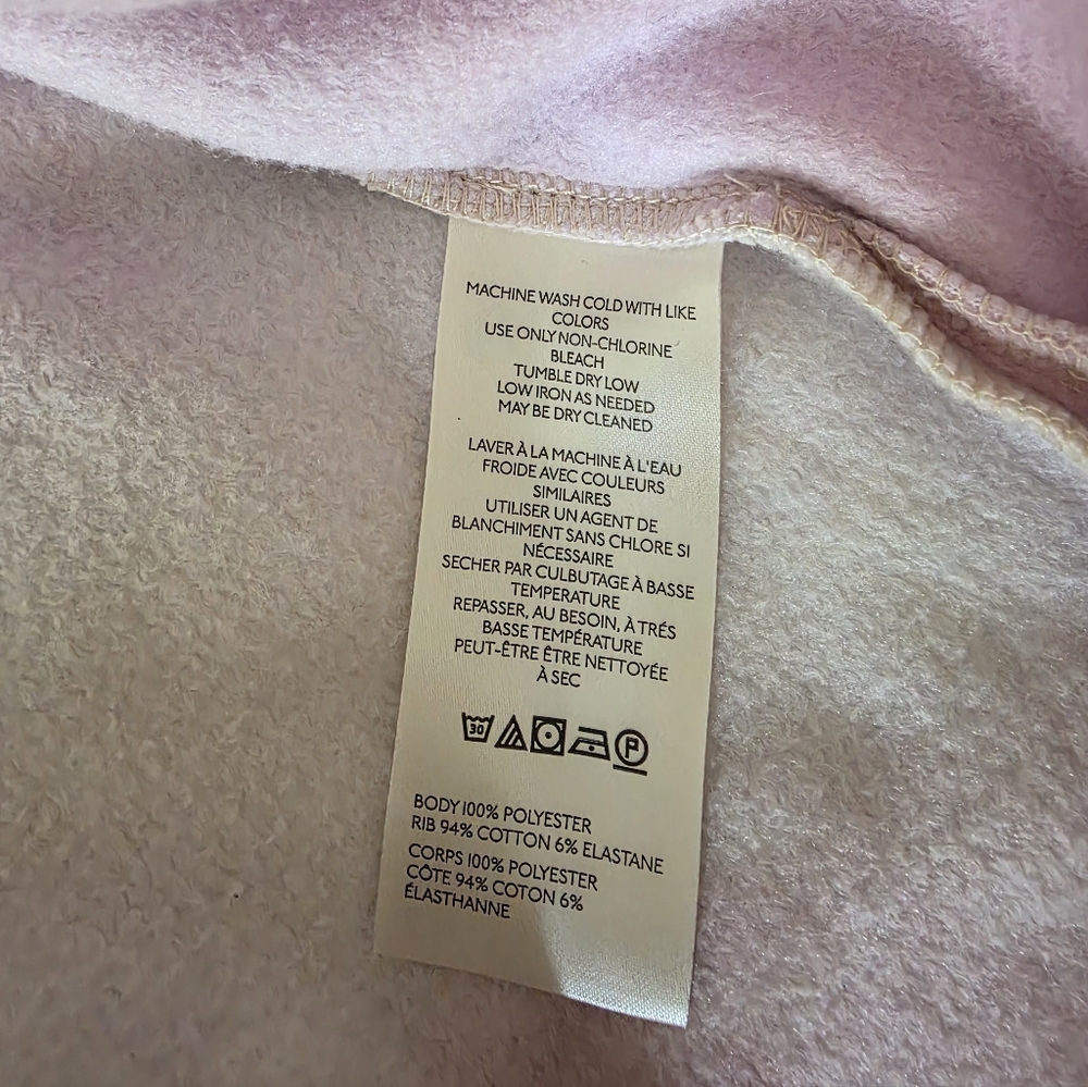 Pilcro Anthropologie Cotton Microfleece Button-Front Jacket Pilcro. Size L - Picture 8 of 8